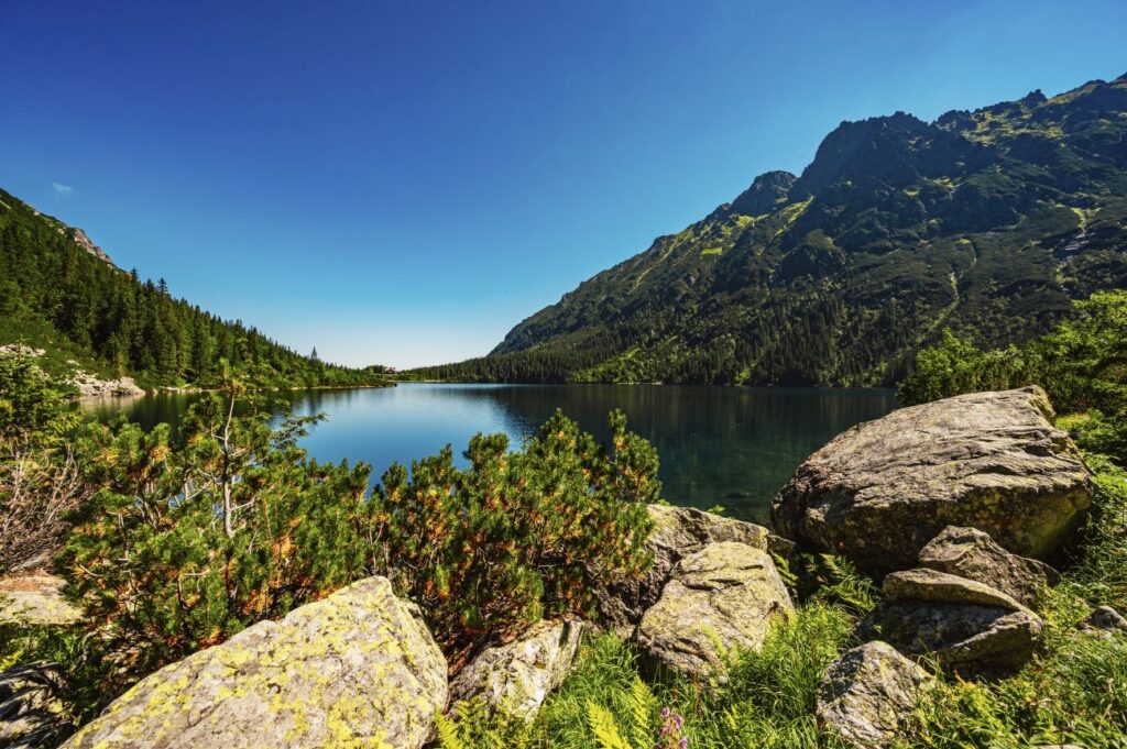 Góry w Polsce jezioro