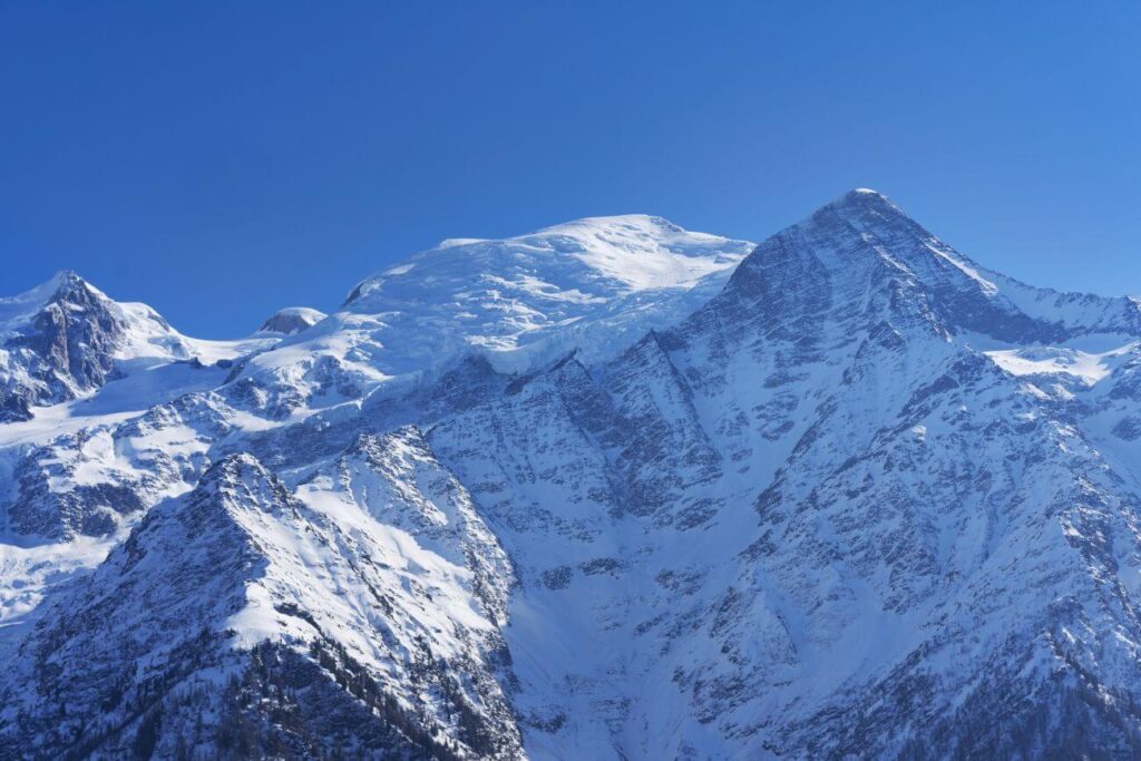 Mont Blanc w alpach