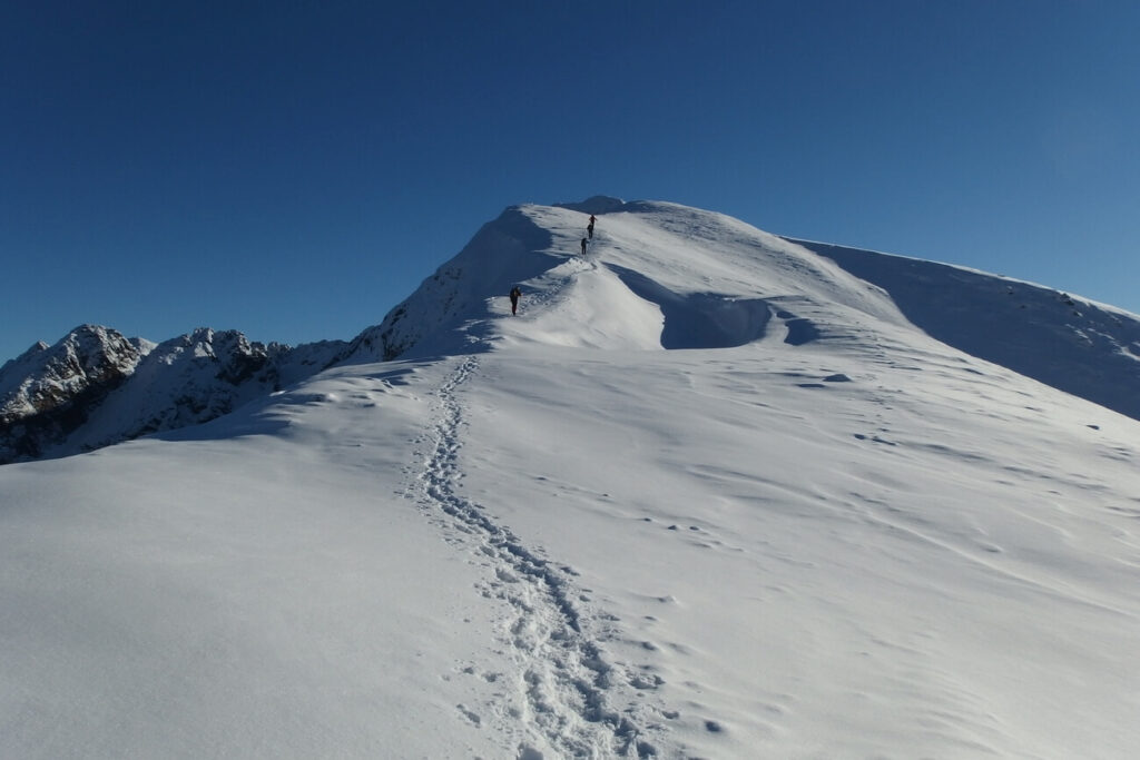 Przełęcz Liliowe zimą