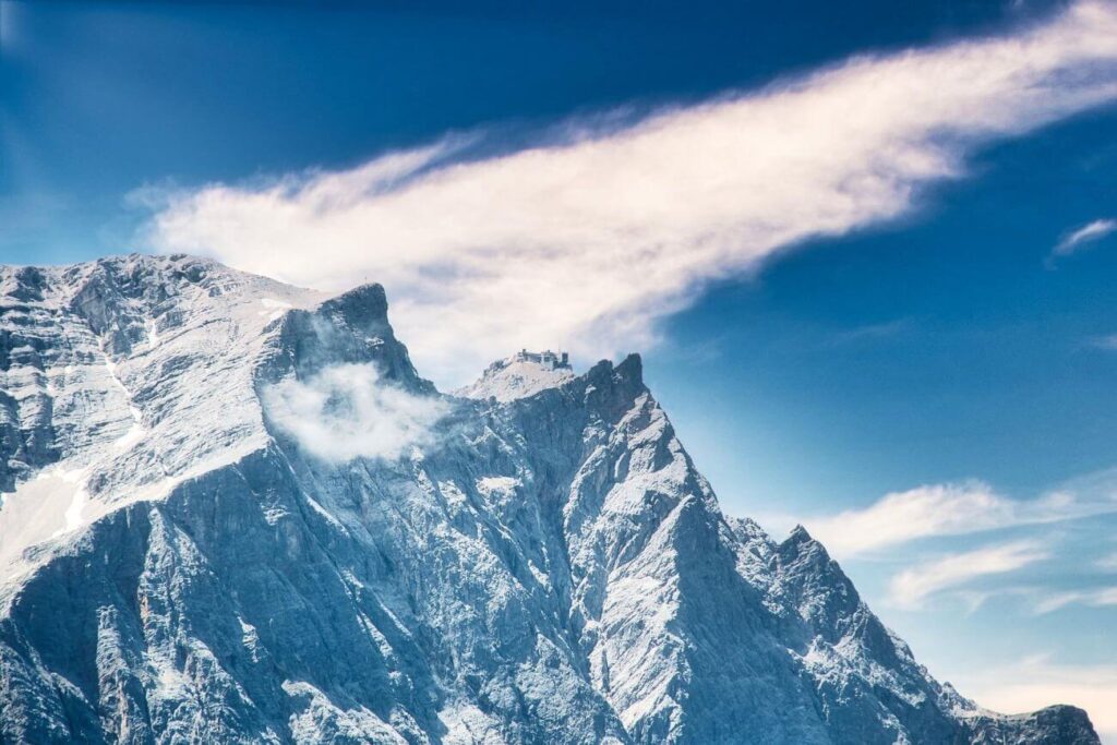 zugspitze śnieg