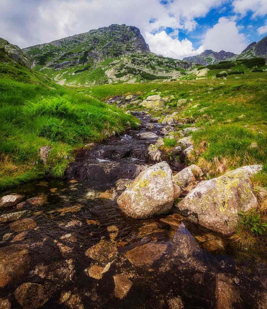 łatwy fragment szlaku na Kozi Wierch