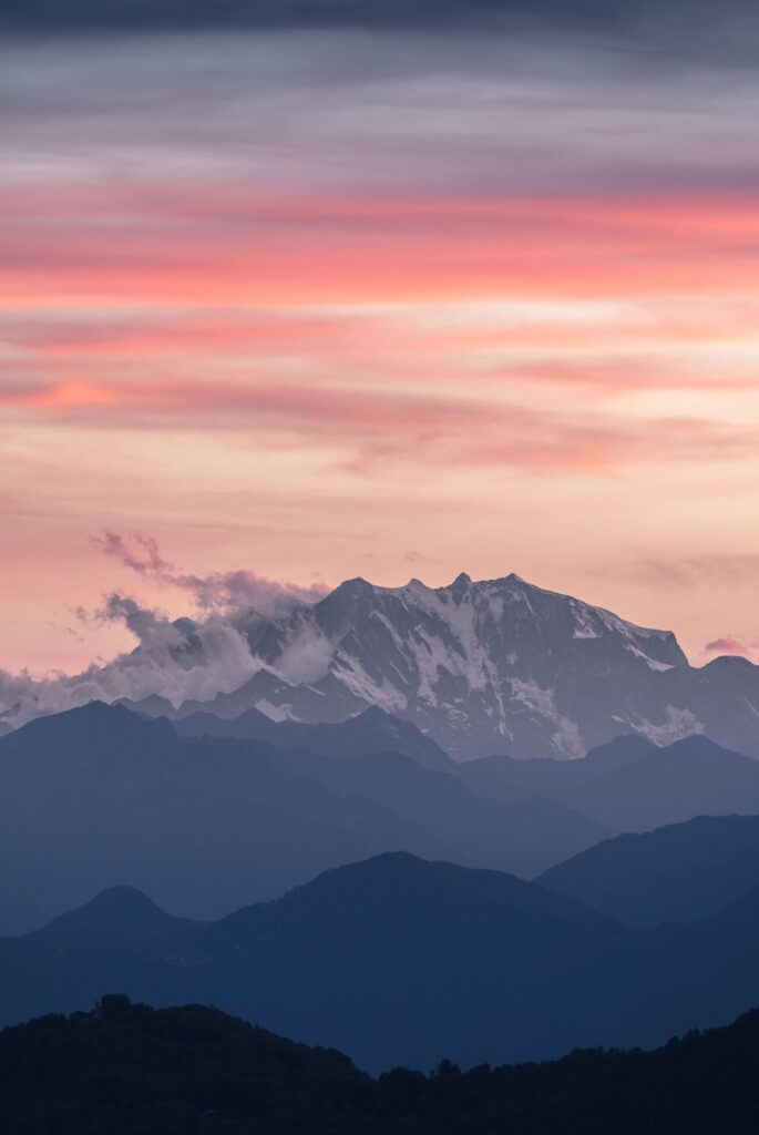 Góry we Włoszech monte rosa