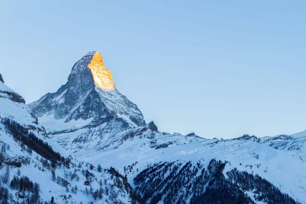 Matterhorn w szwajcarii