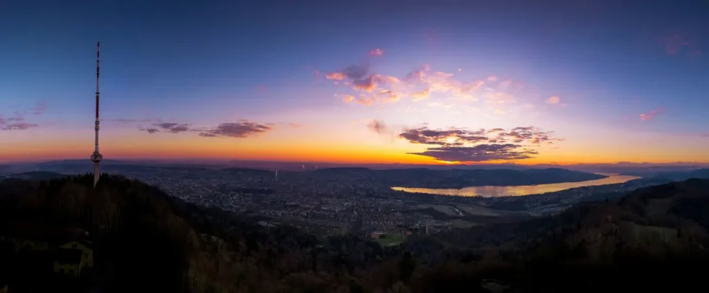 Üetliberg panorama i widoki