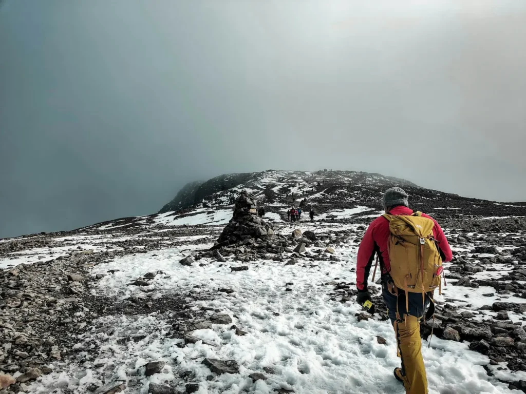 Ben Nevis turysta