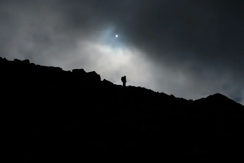 Scafell Pike nocą