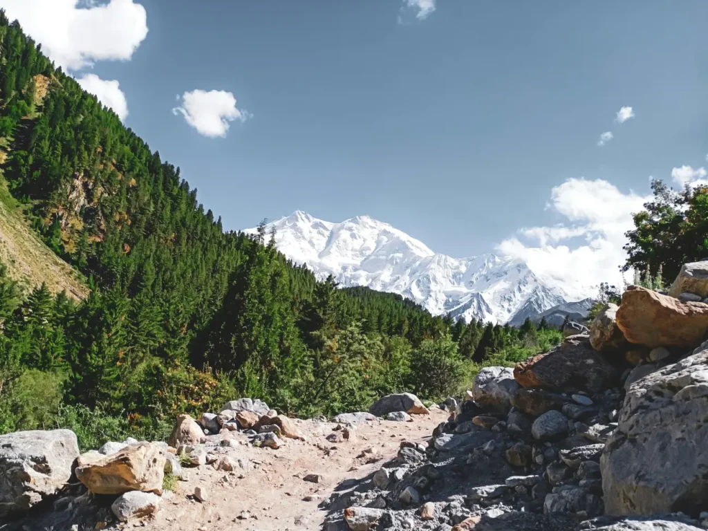 Nanga Parbat widok z oddali