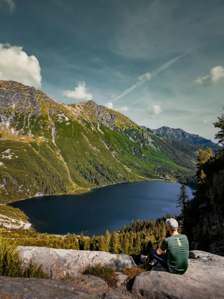 Czarny Staw Gąsienicowy z góry
