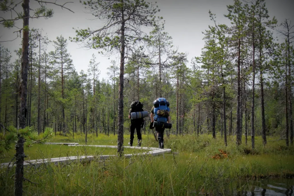 Plecak trekkingowy na szlaku