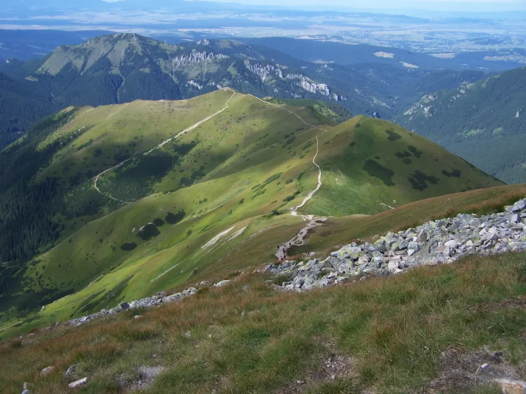 Trzydniowiański Wierch z lotu ptaka