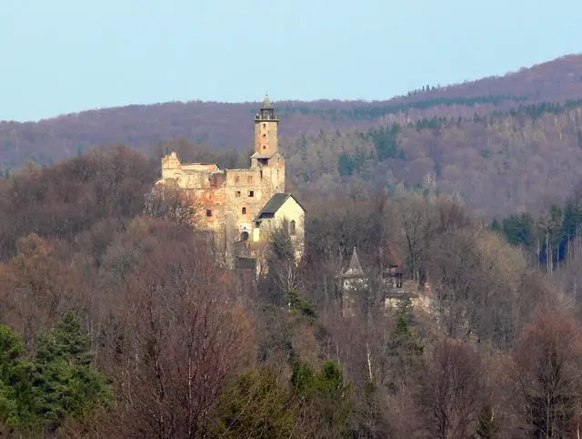 zamek grodno z lotu ptaka