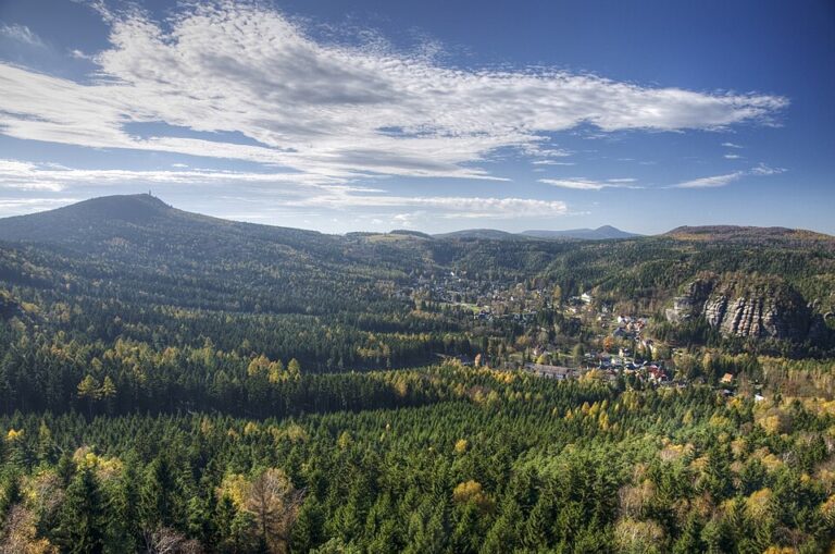 panorama gór łużyckich